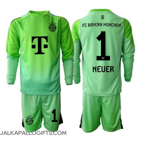 Bayern Munich Manuel Neuer #1 Maalivahti Koti Peliasu Lasten 2025-26 Pitkähihainen (+ Lyhyet housut)